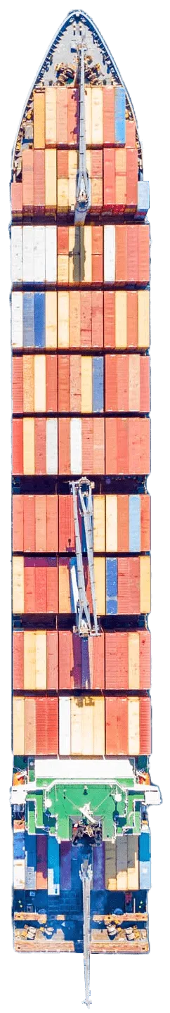 cargo ship full loaded with containers blue sea port